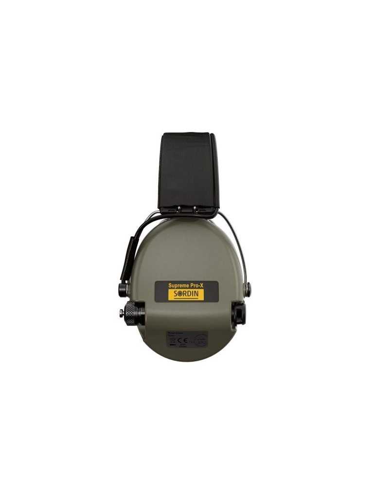 Casque Sordin Suprême Pro X vert (gel) - serre-tête - Natusport
