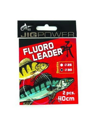 Bas de ligne fluoro leader Jig Power pêche carnassier - Natusport