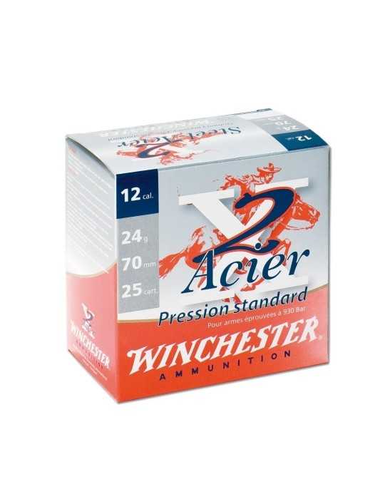 Winchester X2 Steel BP C.12/70 24 g cartouche ball-trap* - Natusport