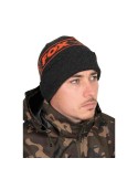 Bonnet Homme Fox Collection Beanie Hat - Noir/Orange - NATUSPORT