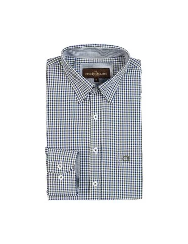 Chemise Marin à carreaux Club Interchasse - Natusport