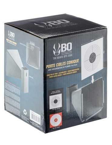 Porte cible conique 14 x14 cm BO manufacture en acier - Natusport