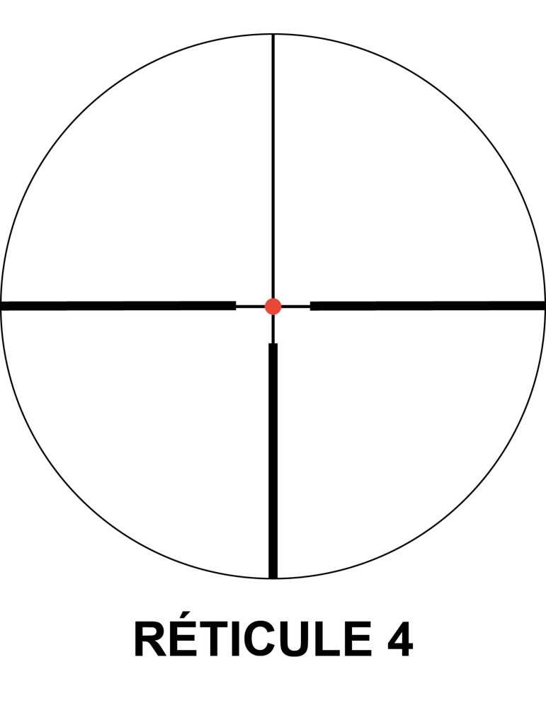 Lunette de battue Microdot 1-8 x 24 illuminée - Natusport