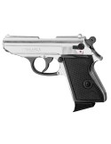 Pistolet 9 mm à blanc Chiappa Lady nickelé - Natusport