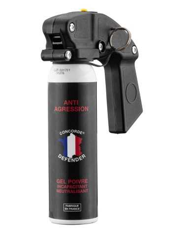 Aérosol gel poivre 100 ml avec poignée - bombe lacrymogène