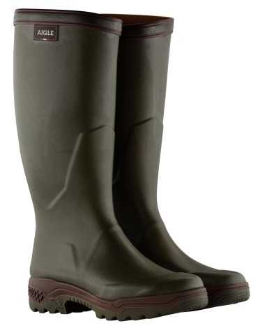 Bottes Aigle parcours 2 kaki - Natusport