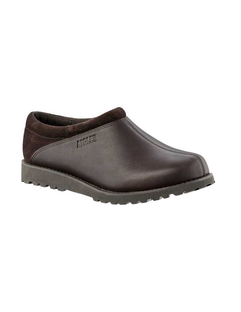 Sabots Basilo haut dark brown homme Aigle - Natusport