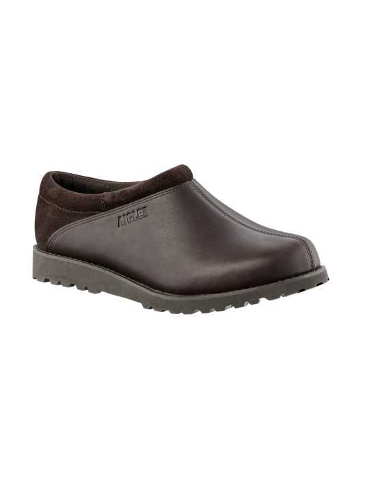 Sabots Basilo haut dark brown homme Aigle - Natusport