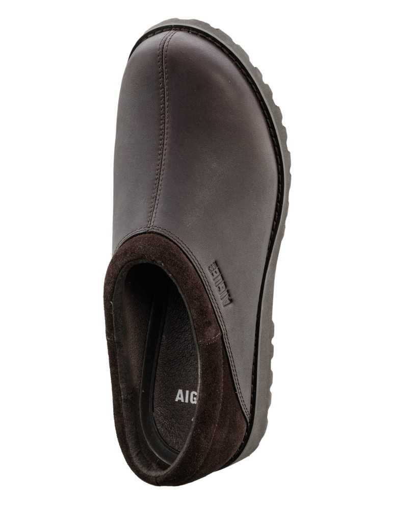 Sabots Basilo haut dark brown homme Aigle - Natusport