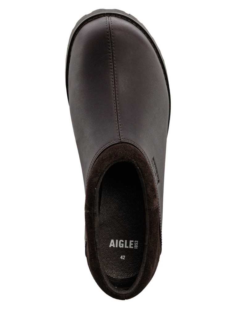 Sabots Basilo haut dark brown homme Aigle - Natusport