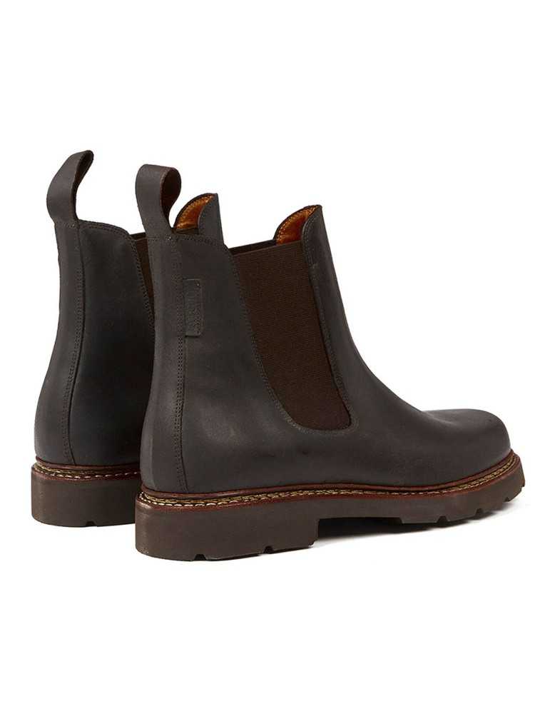 Chaussures en cuir Quercy brun foncé Aigle - Natusport