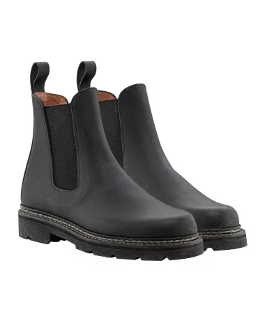Chaussures en cuir Quercy noire Aigle - Natusport