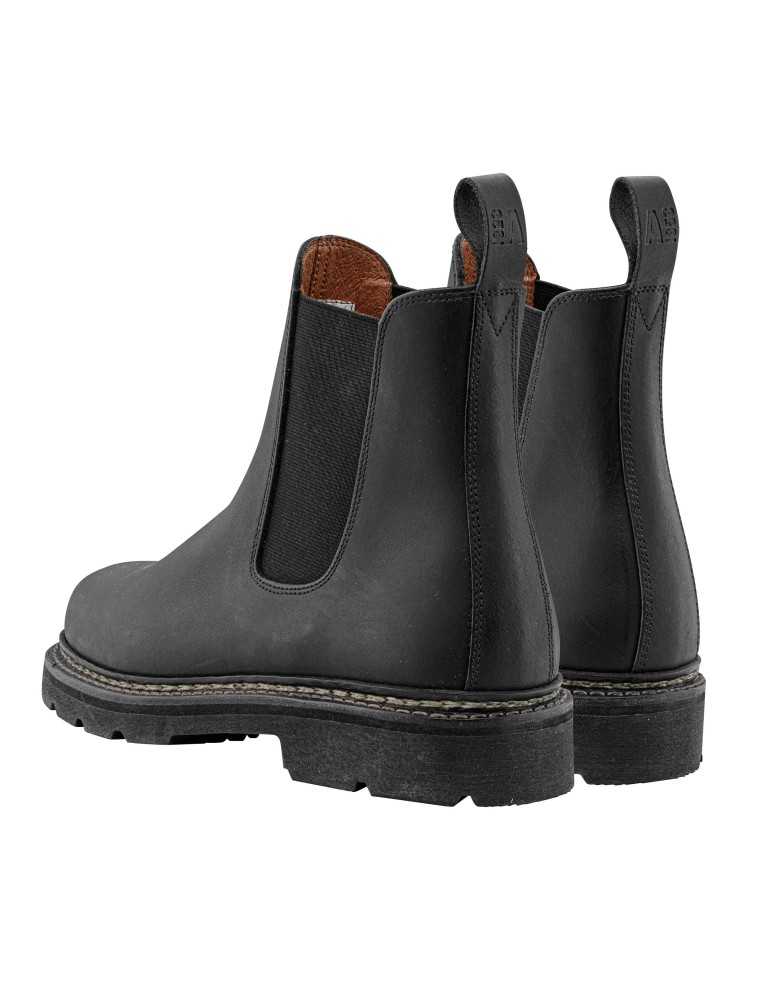 Chaussures en cuir Quercy noire Aigle - Natusport