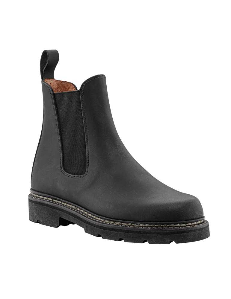 Chaussures en cuir Quercy noire Aigle - Natusport