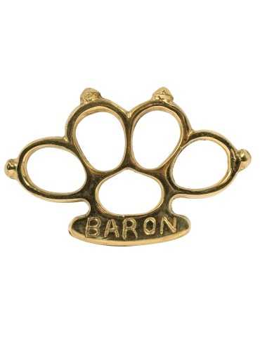 Poing américain BARON laiton poli