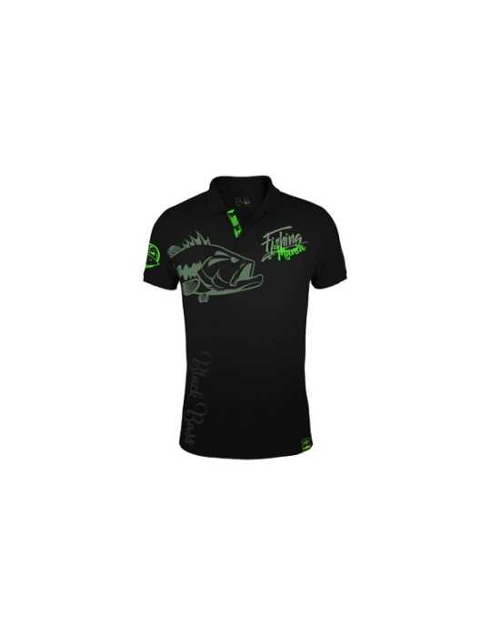 Polo black bass mania Hotspot Design - Natusport