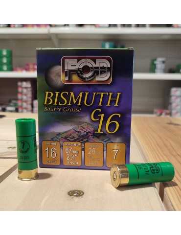 Cartouche FOB Bismuth bourre grasse 16/67 - Natusport