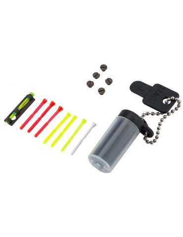 Guidon Comp sight 8 fibres en set Hi-Viz - Natusport