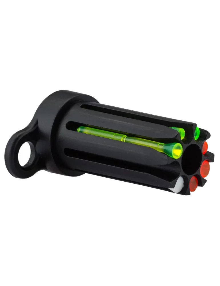 Guidon Comp sight 8 fibres en set Hi-Viz - Natusport