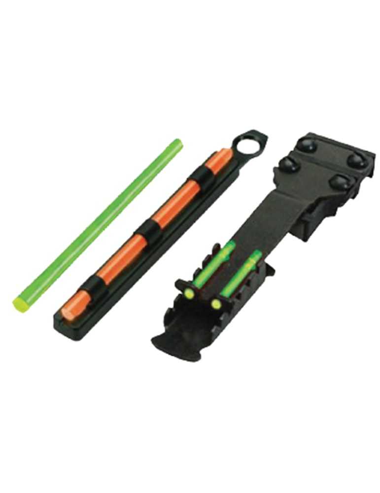 Ensemble de visée Tombuster II hausse et guidon Hi-Viz - Natusport