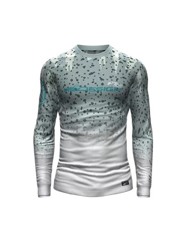 T-shirt LS performance Giant Trevally Hotspot Design - Natusport