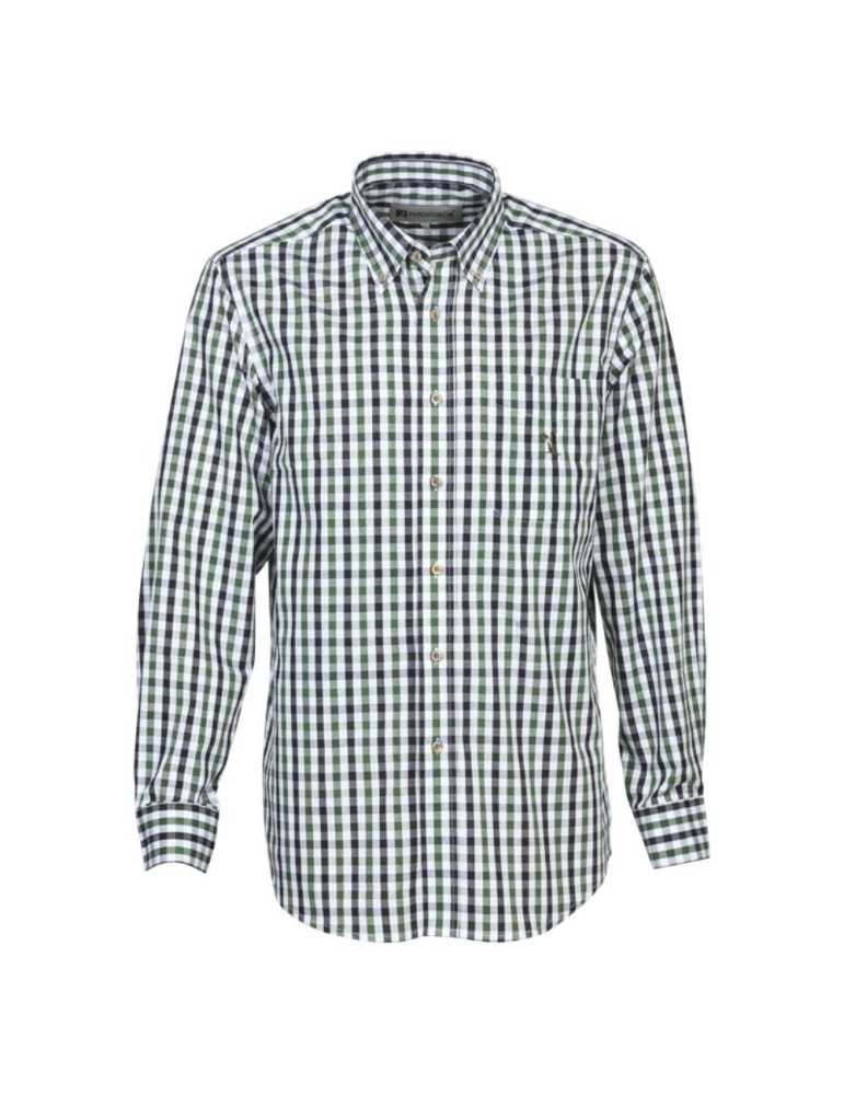 Chemise à carreaux vert et noir Durance Percussion - Natusport