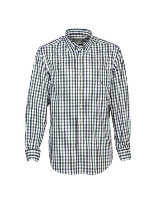Chemise à carreaux vert et noir Durance Percussion - Natusport