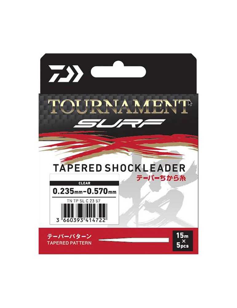 Tête de ligne Daiwa tournament tapered shock leader - Natusport
