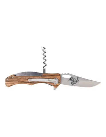 Couteau tire-bouchon motif petit gibier Stepland