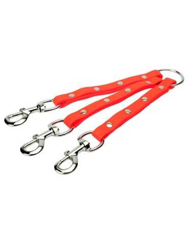 Tripleur en biothane 25x1,6cm orange Januel - Natusport