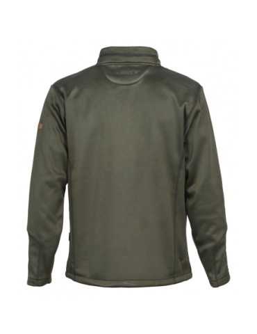 Sweatshirt Zippé kaki Percussion - Natusport 2