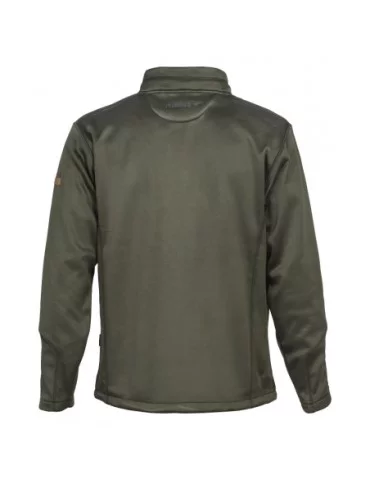 Sweatshirt Zippé kaki Percussion - Natusport 2