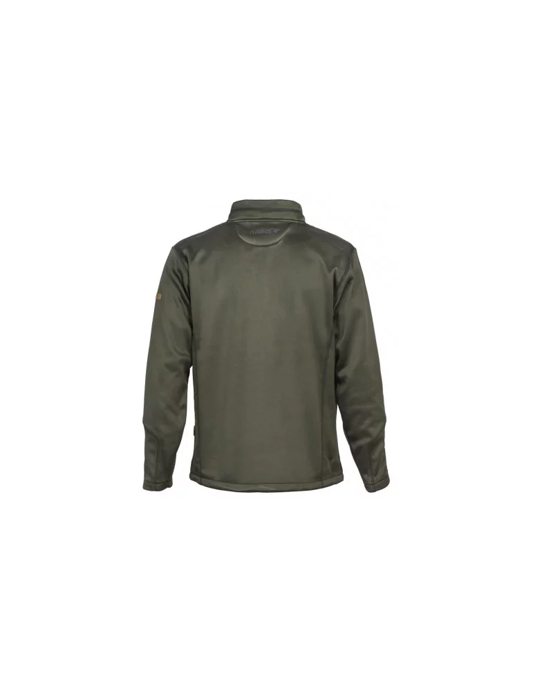 Sweatshirt Zippé kaki Percussion - Natusport