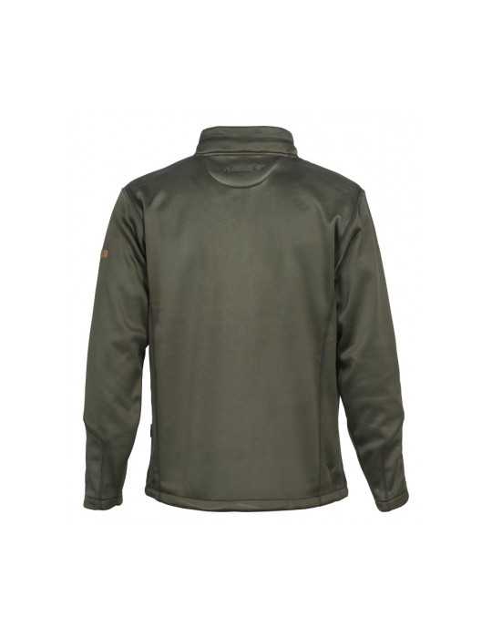 Sweatshirt Zippé kaki Percussion - Natusport