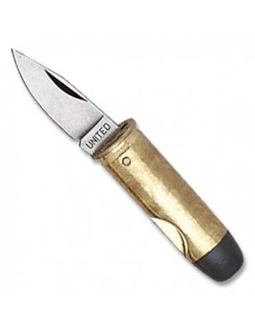 Canif cartouche 44 magnum 4 cm inox - Natusport
