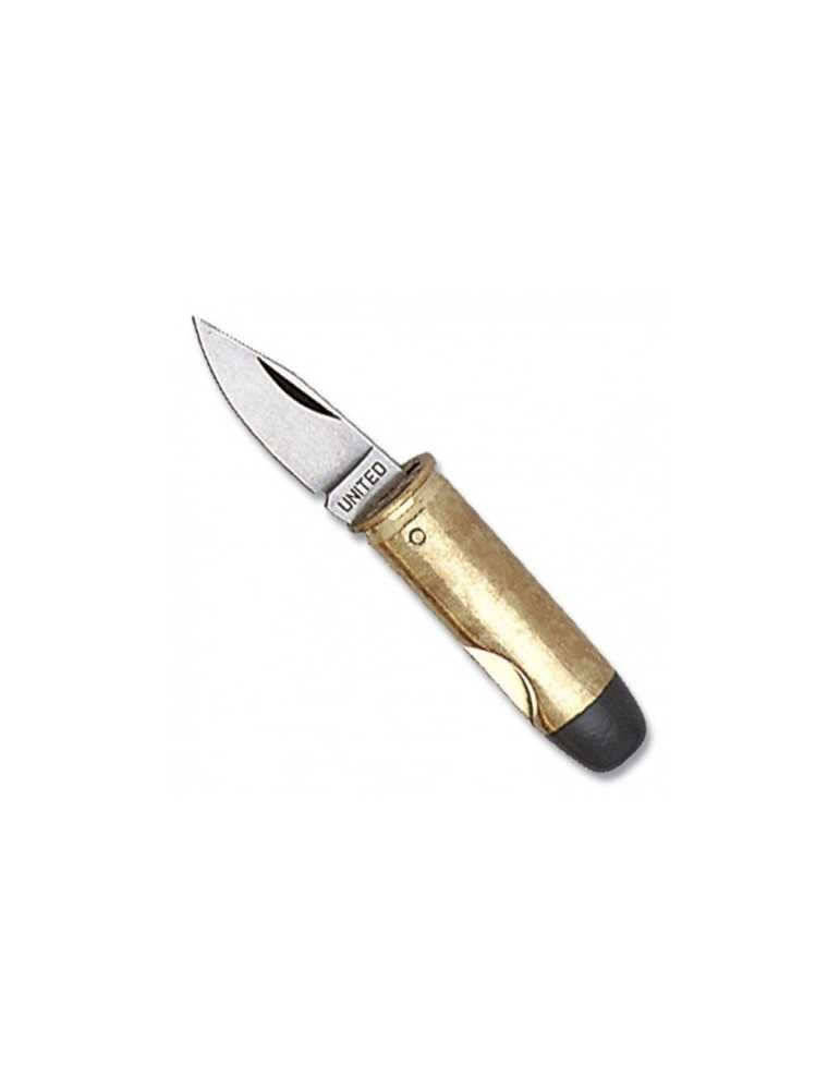 Canif cartouche 44 magnum 4 cm inox - Natusport