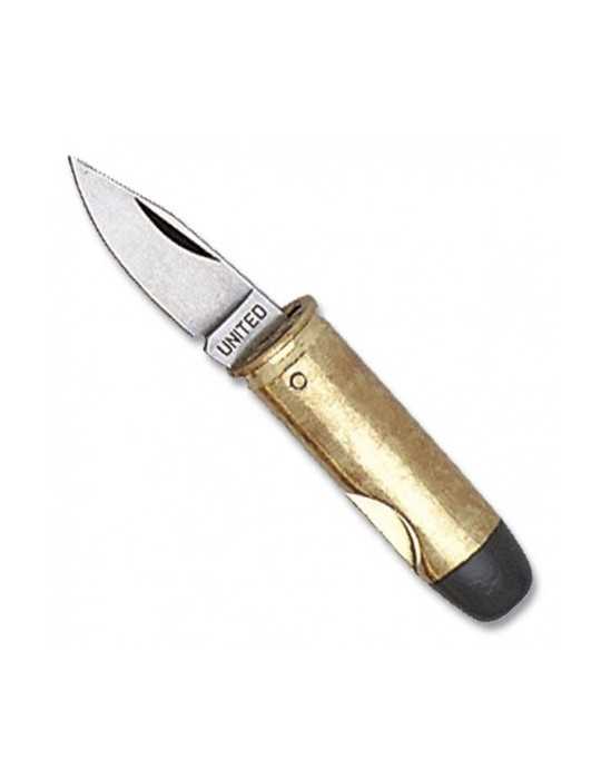 Canif cartouche 44 magnum 4 cm inox - Natusport