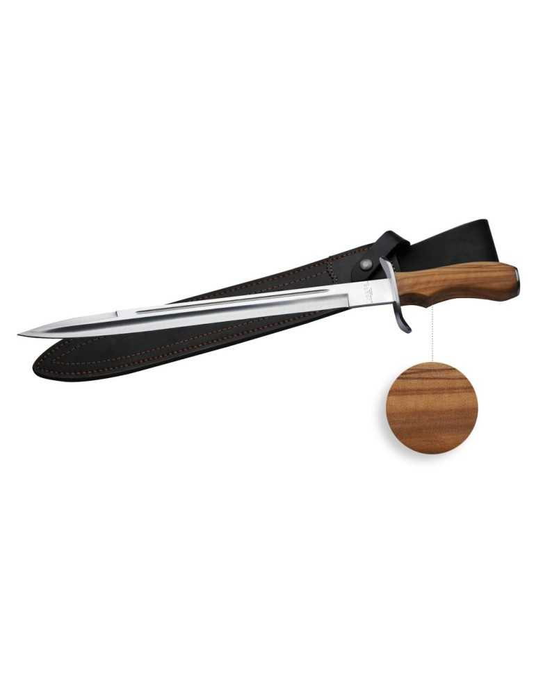 Dague manche olivier lame de 33cm Januel - Natusport