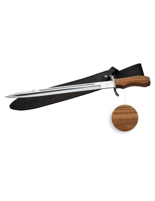 Dague manche olivier lame de 33cm Januel - Natusport