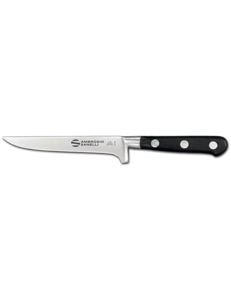 Couteau à désosser 13cm gamme Chef Ambrogio Sanelli Januel - Natusport