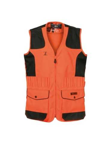 Gilet de chasse Stronger orange sécurité Percussion
