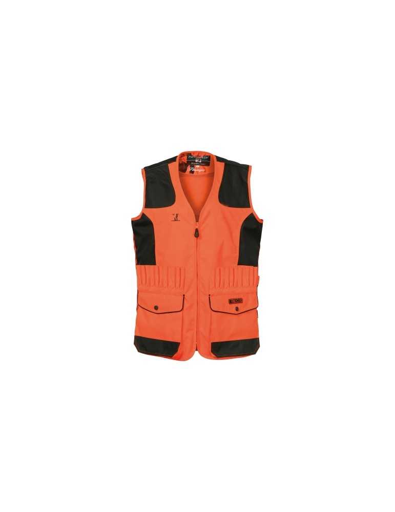 Gilet de chasse Stronger orange sécurité Percussion