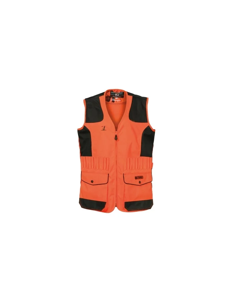 Gilet de chasse Stronger orange sécurité Percussion