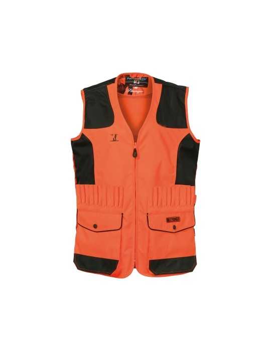 Gilet de chasse Stronger orange sécurité Percussion