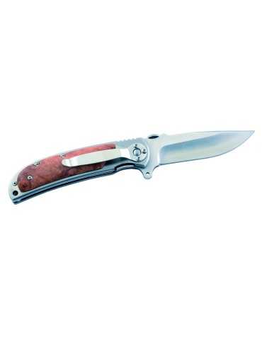Couteau pliant bois lame 9cm sous blister Januel - Natusport 2