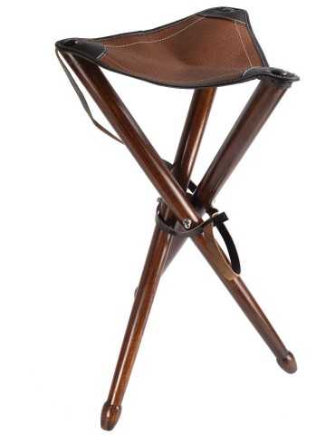 Trépied Januel avec dessus en cuir de 2 couleurs - Natusport