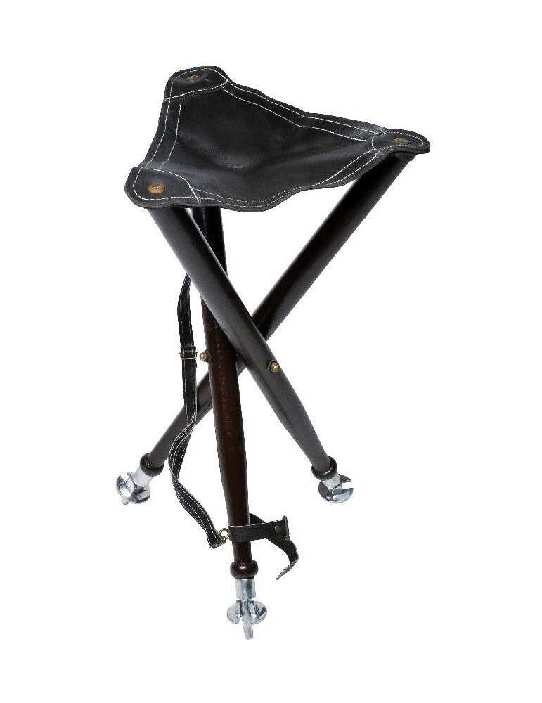 Trépied Januel de 65cm avec dessus cuir et pic amovible - Natusport
