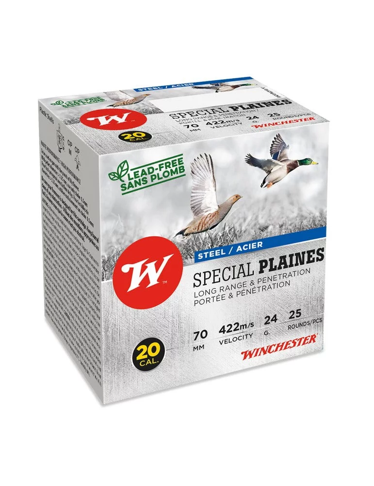 Winchester acier special plaines 24g  20/70 * - Natusport