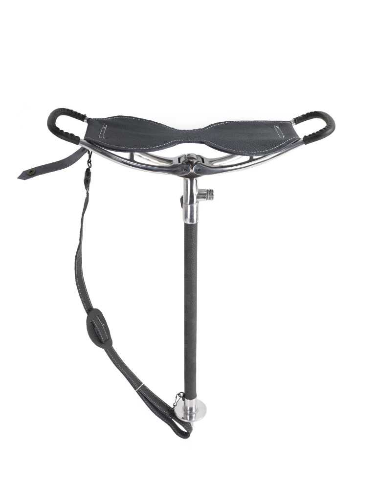 Canne siège Januel assise ronde avec bretelle - Natusport