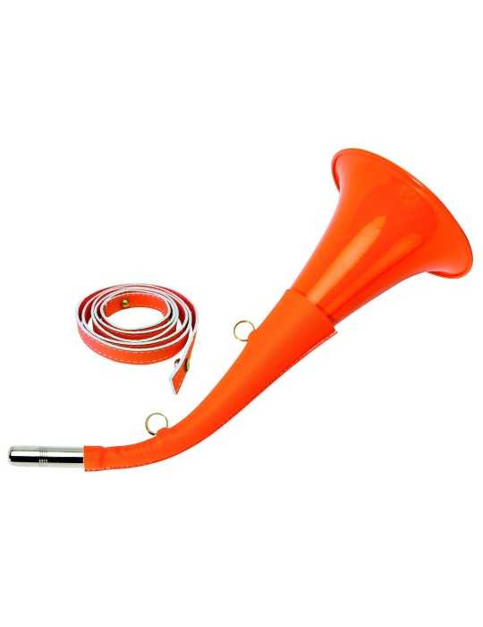 Corne à pavillon Januel fluo avec bretelle - Natusport